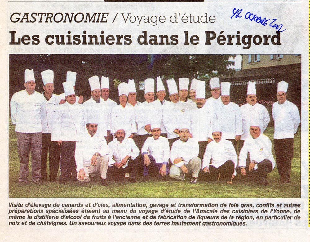 2002-Voyage de l'Amicale en Périgord 2002